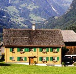 Bauernhof Haus Burtscher Bildstock